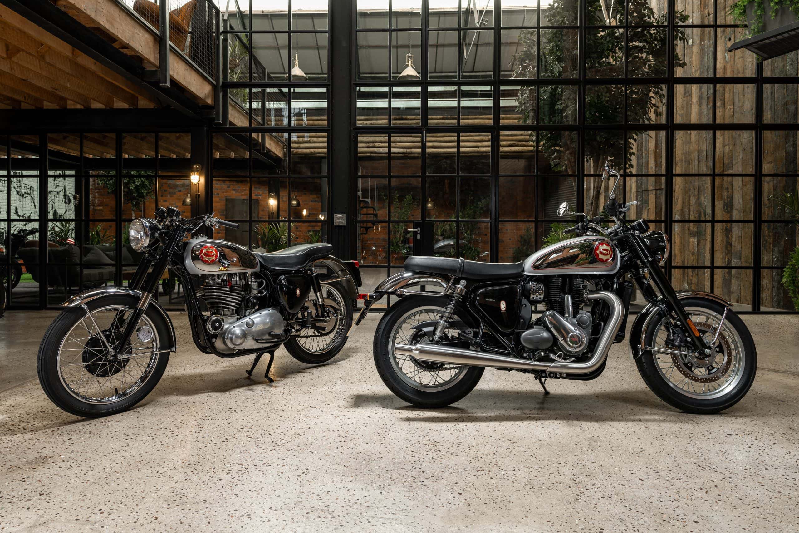 BSA Gold Star oud en nieuw